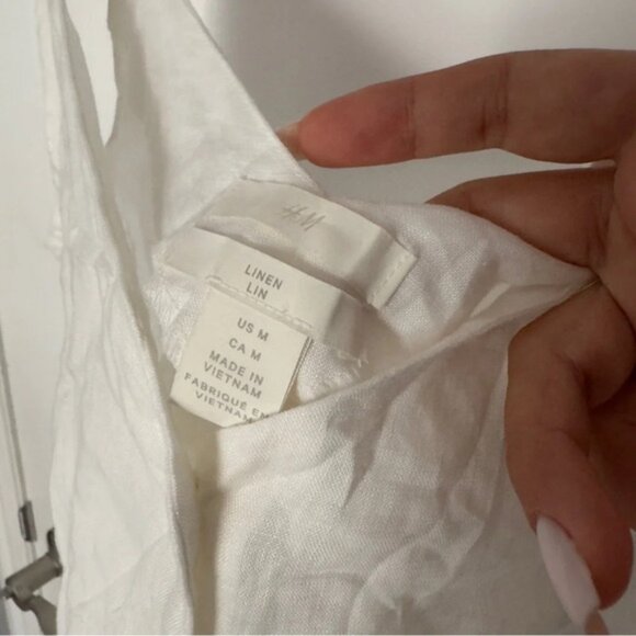 H&M linen top size M - Picture 5 of 8